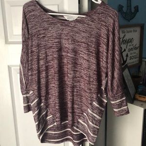 3/4 length sleeve top